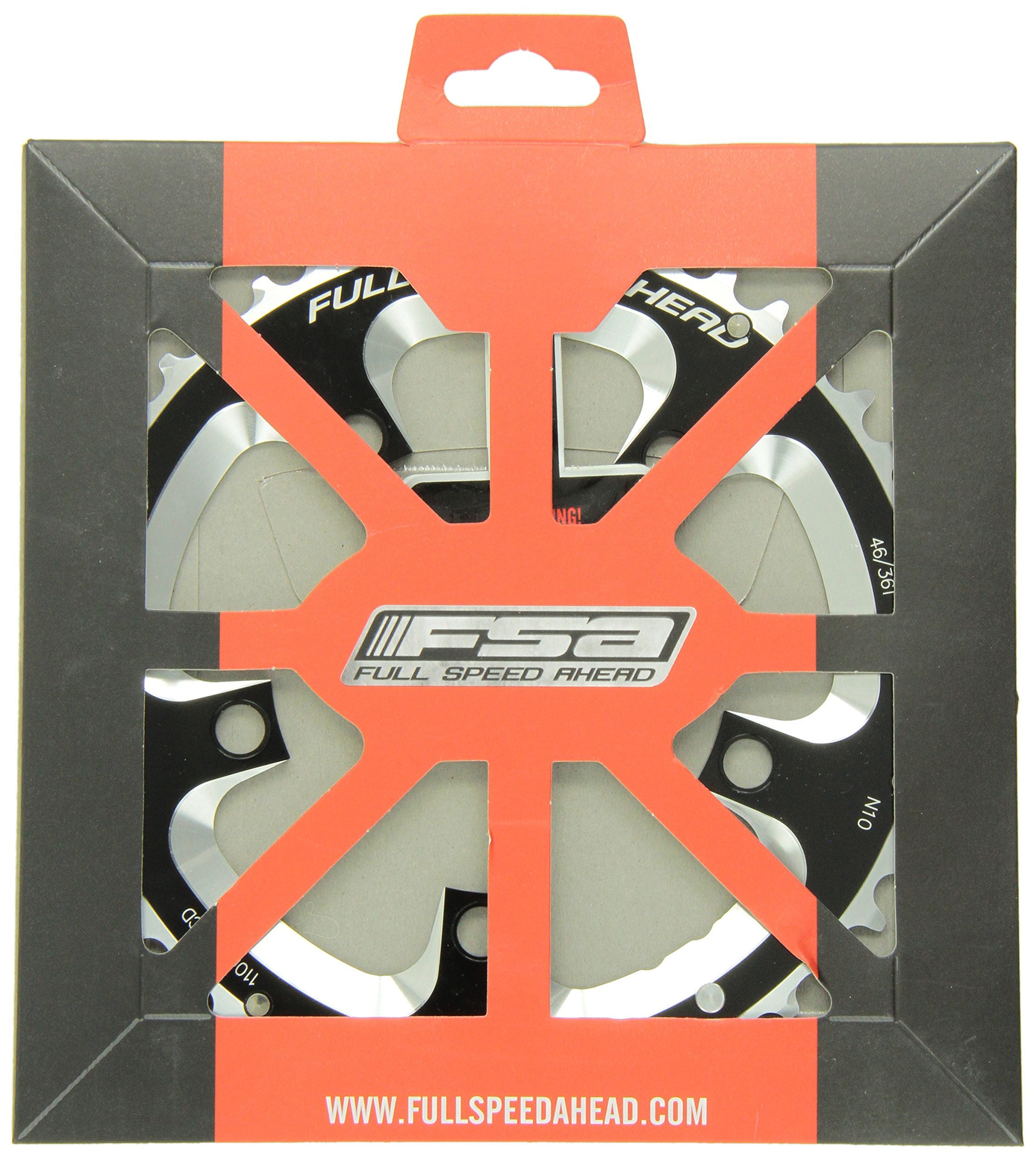 Amazon | FSA Super Road 50 -Tooth/10-Speed Chainring (110mm, Black